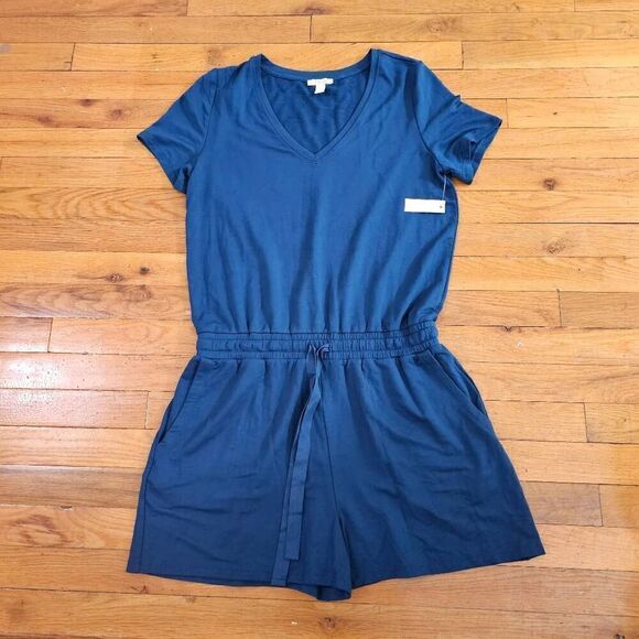 Daily Ritual Women's Romper Shorts Size Medium Sleeveless - Picture 2 of 7